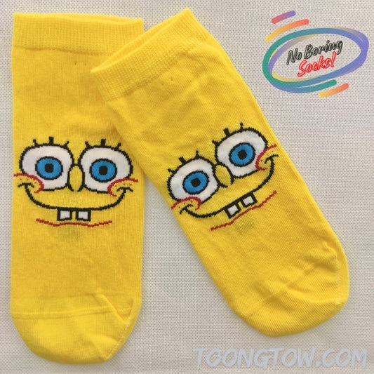 SPONGEBOB ANIMATED ANKLE SOCKS